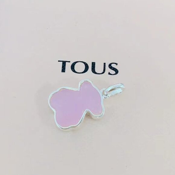 Tous Silver and Faceted Mother-of-Pearl Tous Color Pendant. 1,5cm. - Picture 3 of 3